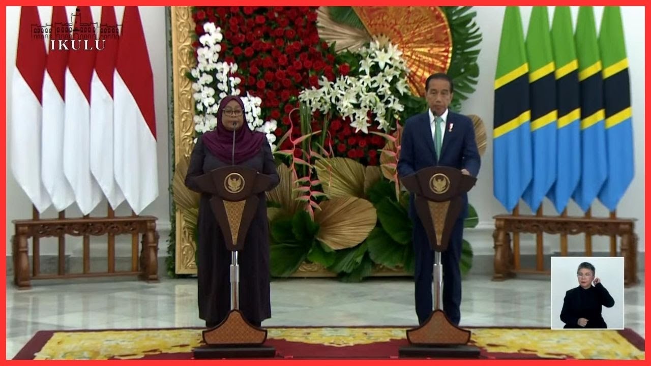 HOTUBA YA RAIS SAMIA AKIZUNGUMZA NA VYOMBO VYA HABARI KATIKA IKULU YA BOGOR NCHINI INDONESIA..