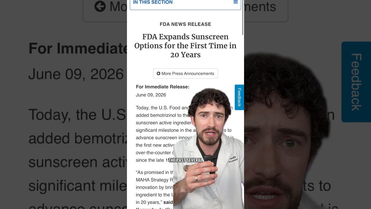 СЕНСАЦИОННАЯ НОВОСТЬ! FDA только что одобрило новый ингредиент для солнцезащитного крема впервые ...