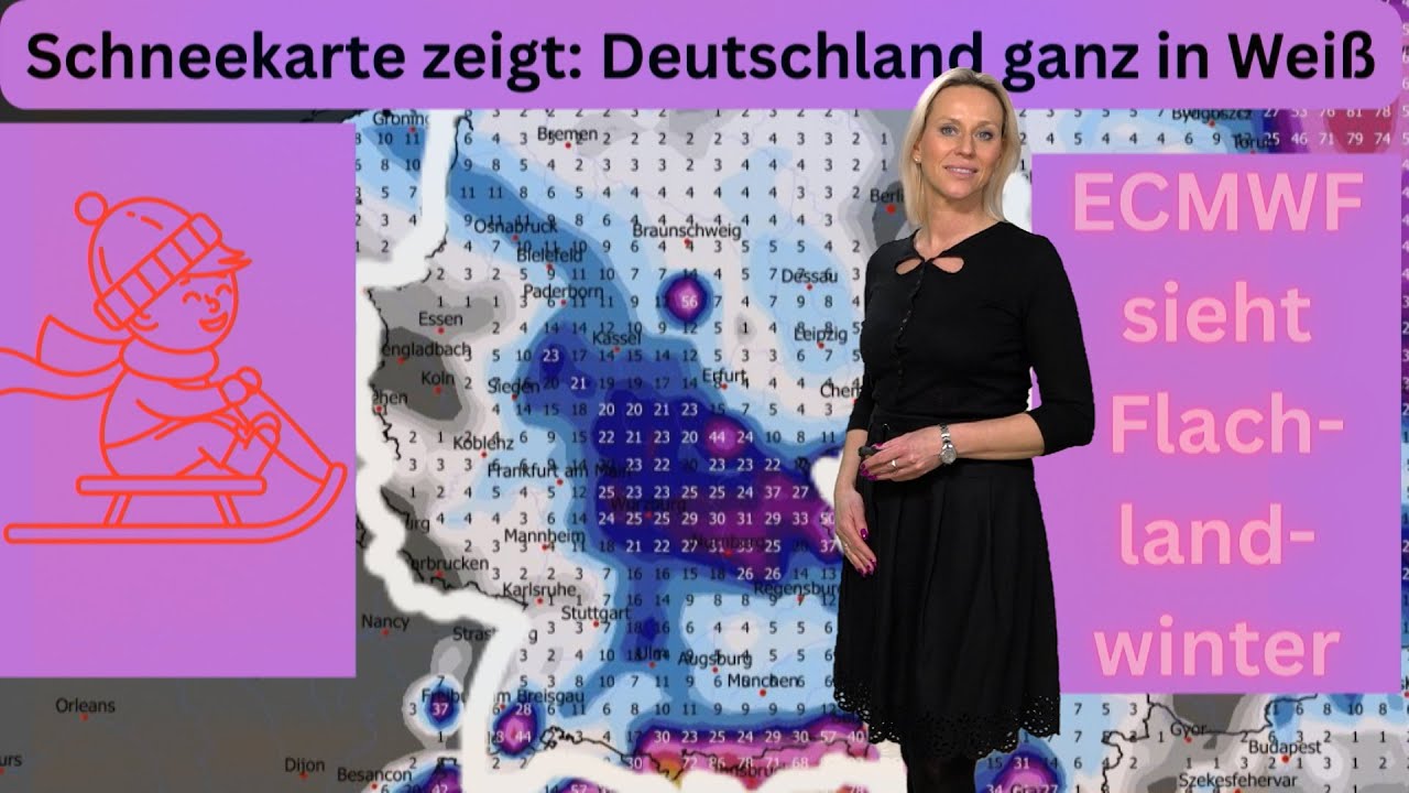 15 cm Neuschnee und mehr! Wettermodelle sehen Deutschland vor massiver Schneeoffensive