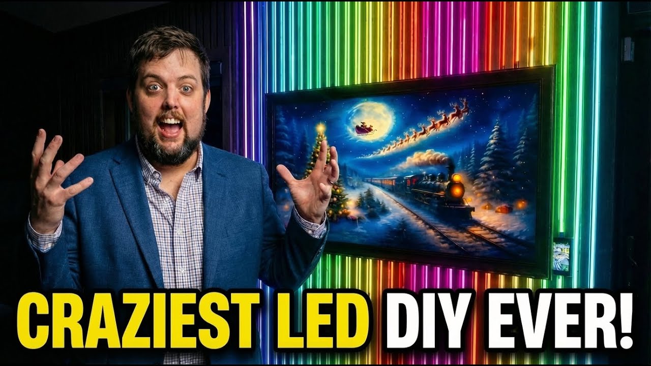 I Built a 3,000-LED Smart Wall (WLED, Dig Octa, Home Assistant)