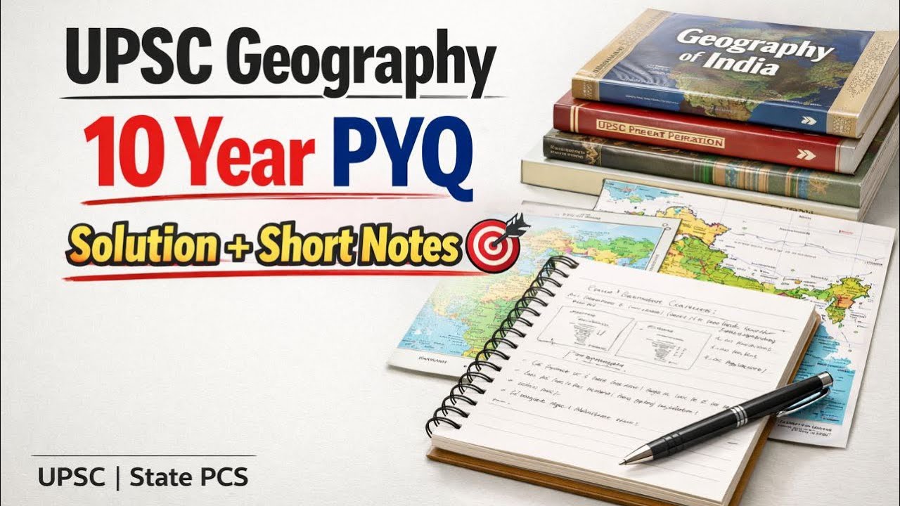 UPSC GEOGRAPHY PYQ | 10 year pyq analysis | CSE2026 | prelims2026-27
