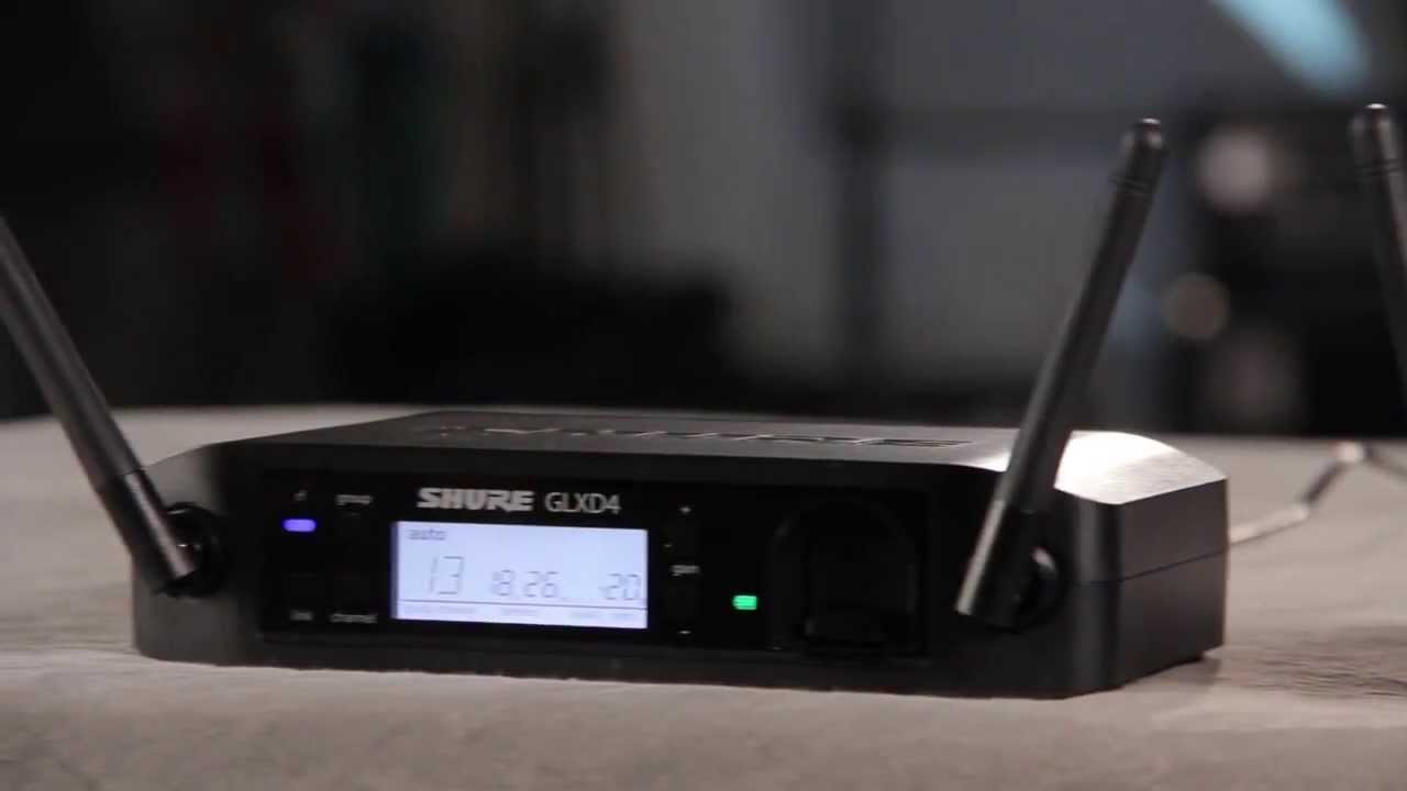 Shure SM und Beta Digitale Funkysteme GLXD: Frequenz Scan