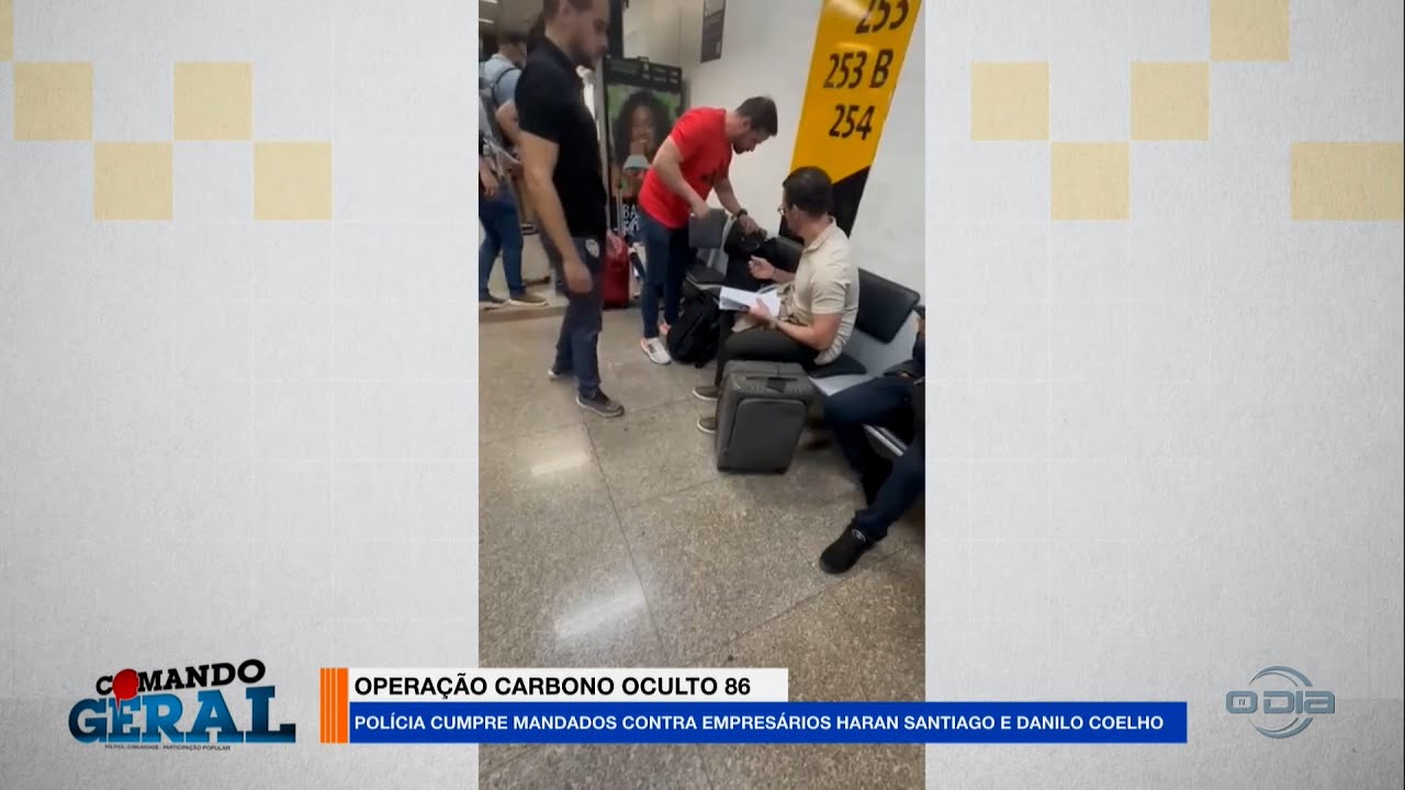 Carbono Oculto: Pol&iacute;cia cumpre mandados contra empres&aacute;rios Haran Santiago e Danilo Coelho 06 11 2025