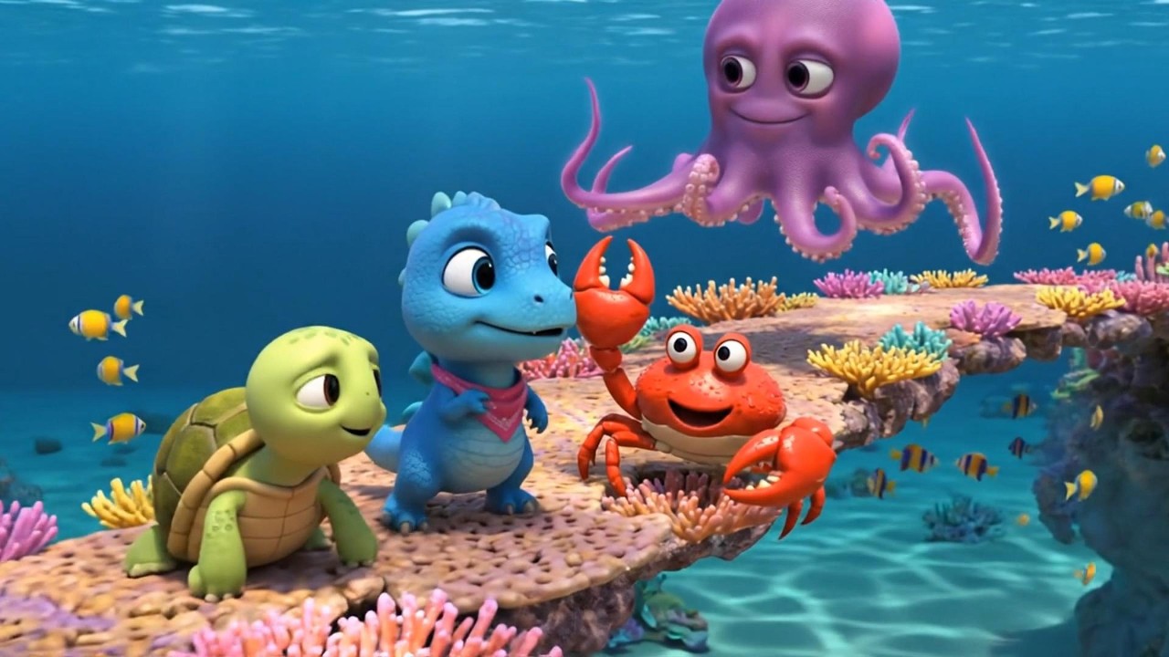 Tiny, Dino, Crab: Exploring the Ocean Floor - Uncovering a Mysterious Treasure