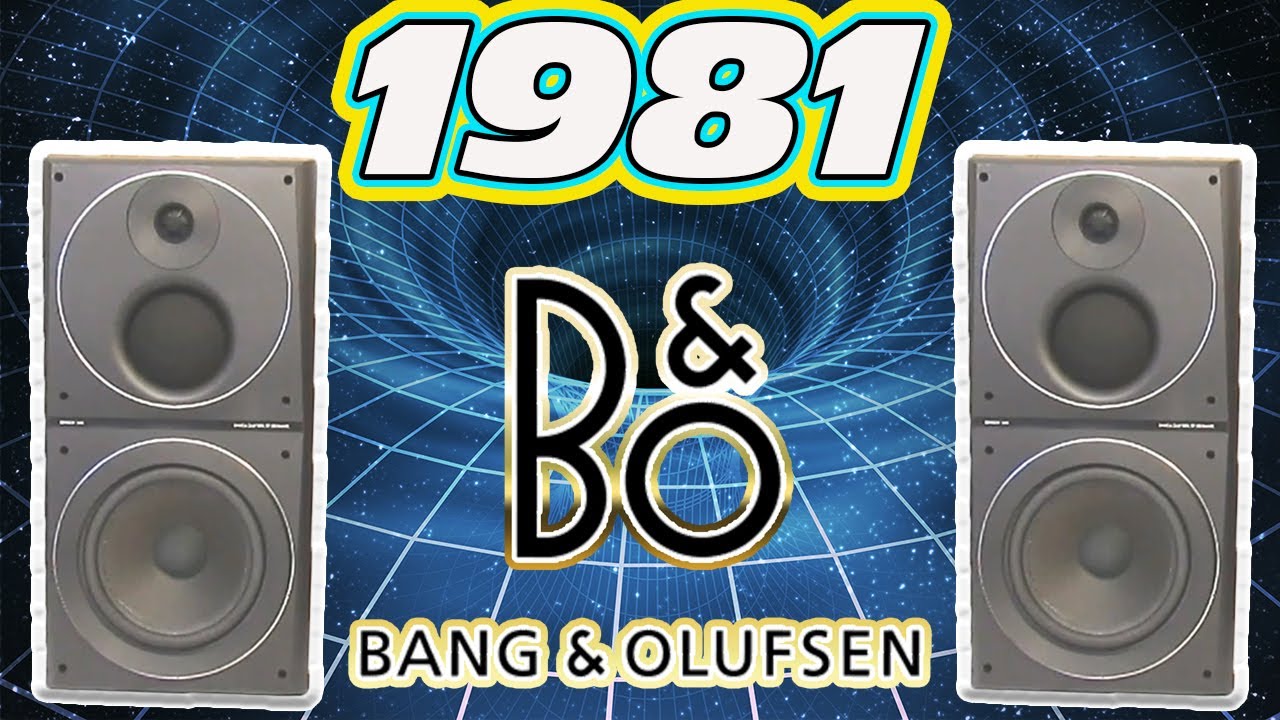 RESTORED B&O Speakers Bang & Olufsen BeoVox S55 first launched 1981