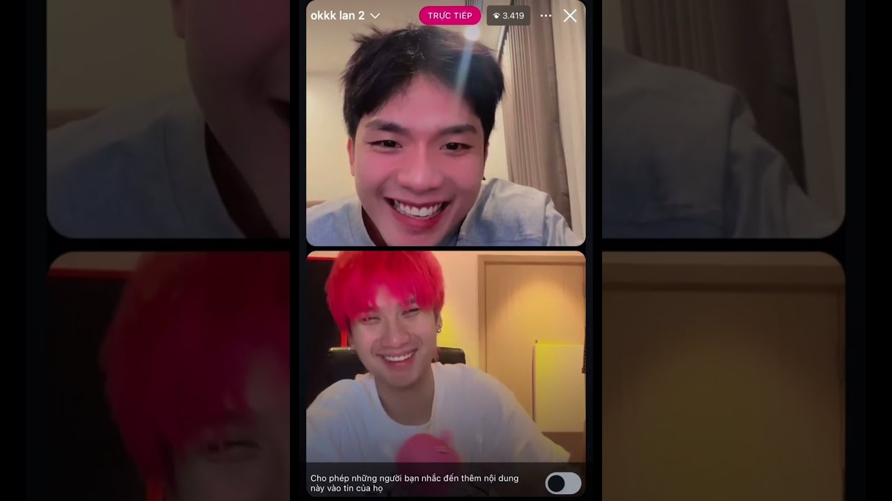 RIO cùng Vương Bình livestream trên IG (30-11-2025)