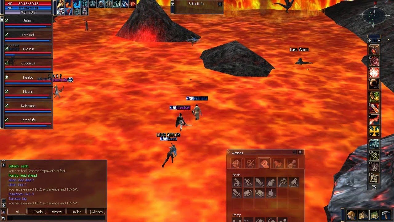 Lineage 2 BlueWolves Blazing Swamp Lionna