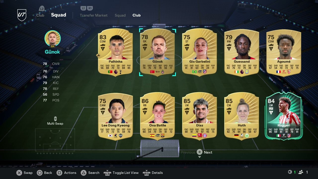 FC 26: Как найти всех игроков, доступных для обмена, в Ultimate Team?