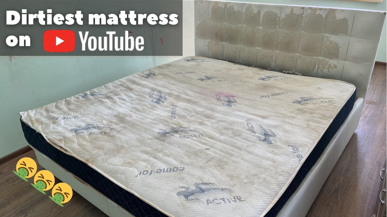You Would Never Want to Sleep on This Mattress… So I Cleaned It
