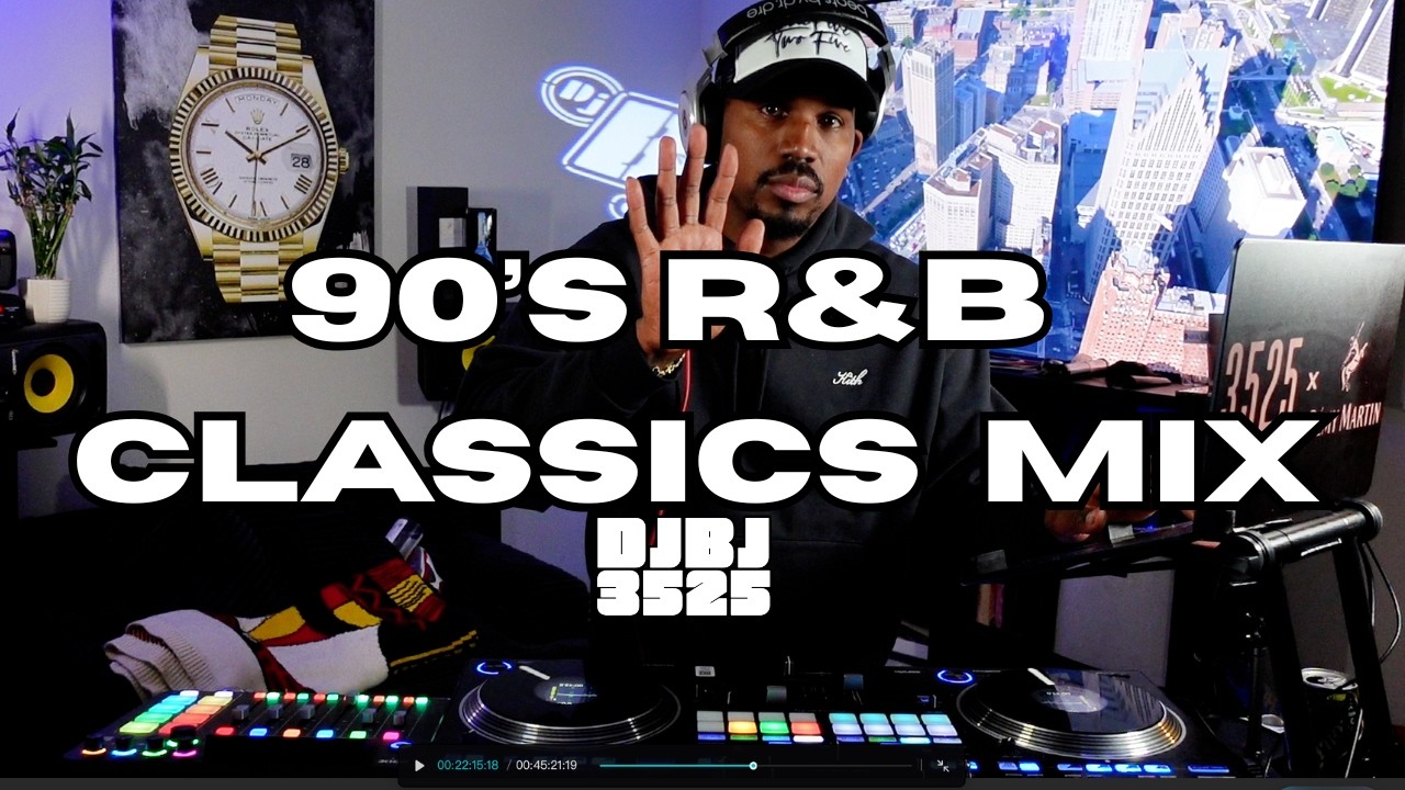 90’s R&B Throwback Classics 🔥( Mary J. Blige, Aaliyah, Usher, Lauryn Hill, SWV & More) | DJBJ 3525