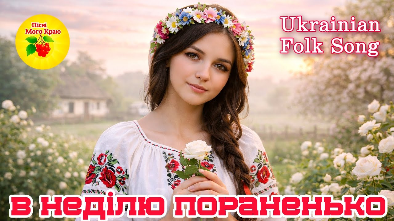 В неділю пораненько 💔 | Українська народна пісня 🌹