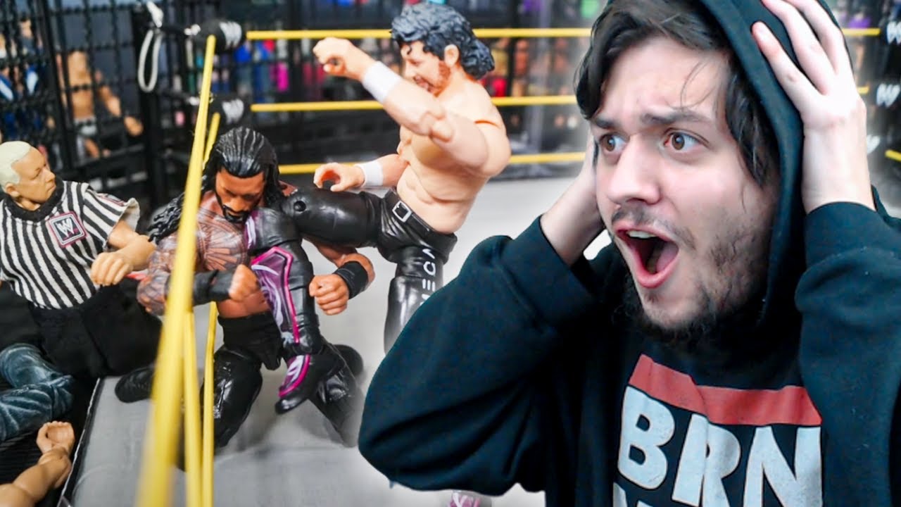 YOU HAVE TO SEE This WWE Action Figure Elimination Chamber Match!