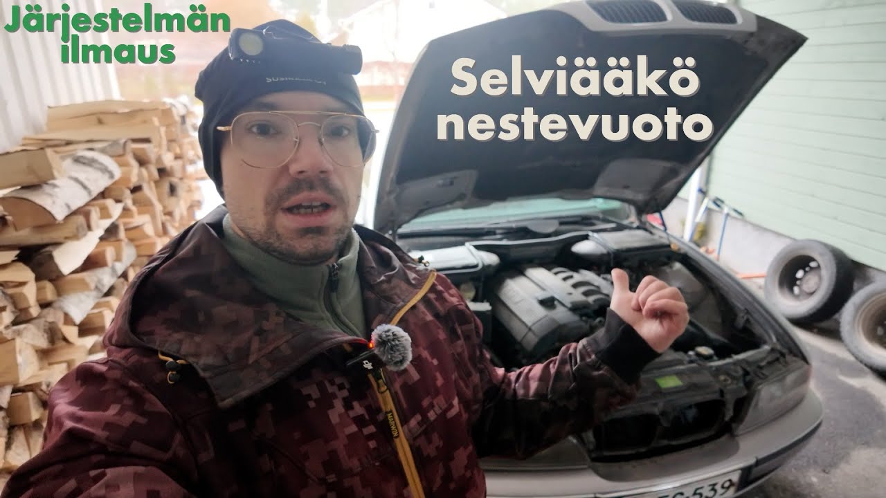 E39 528 jäähdytysnestejärjestelmän ilmaus