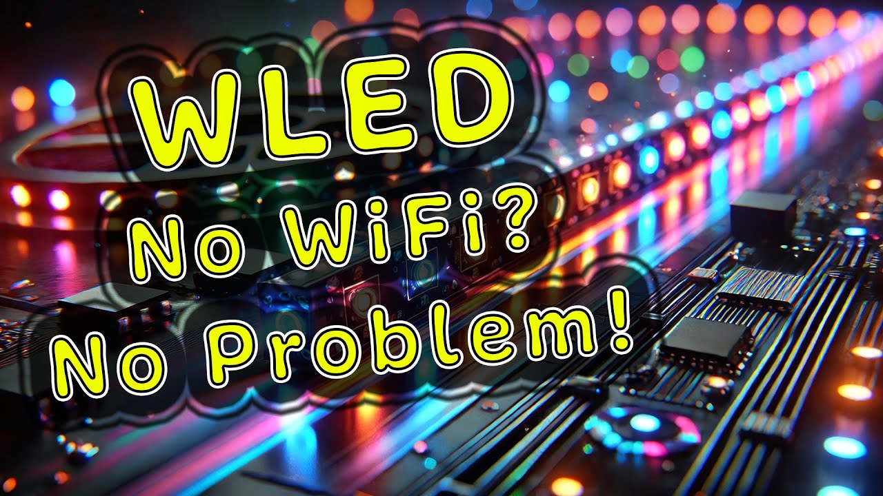 Управляйте WLED без Wi-Fi! Нет сети? Не проблема! #WLED #DIY #LED