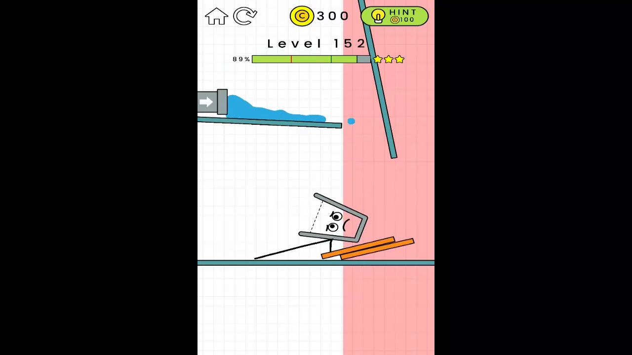 Happy Glass Level 152. 3 Stars Walkthrough