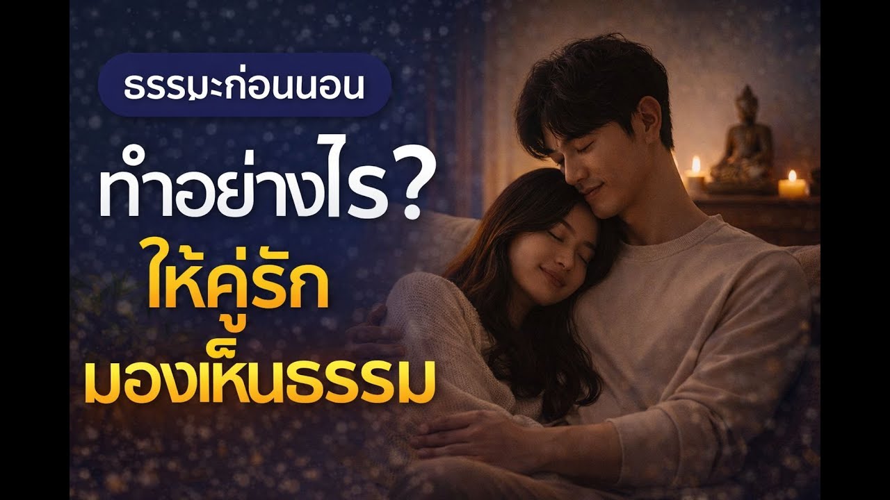 ธรรมะก่อนนอน ทำอย่างไร ? ให้คู่รัก มองเห็นธรรม