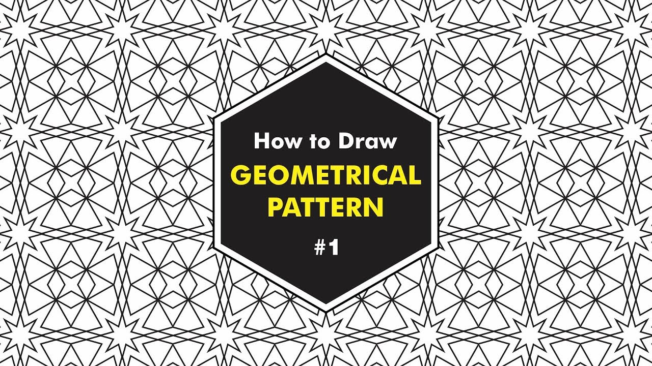Geometrical Pattern in Corel X7 | CorelDraw Tutorials for Beginners | Geometrical Pattern #1