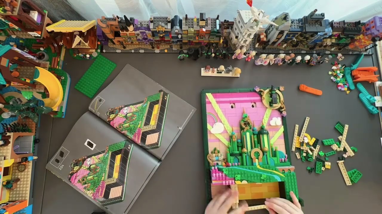 Emerald City Wall Art Lego Wicked 75685 part 3