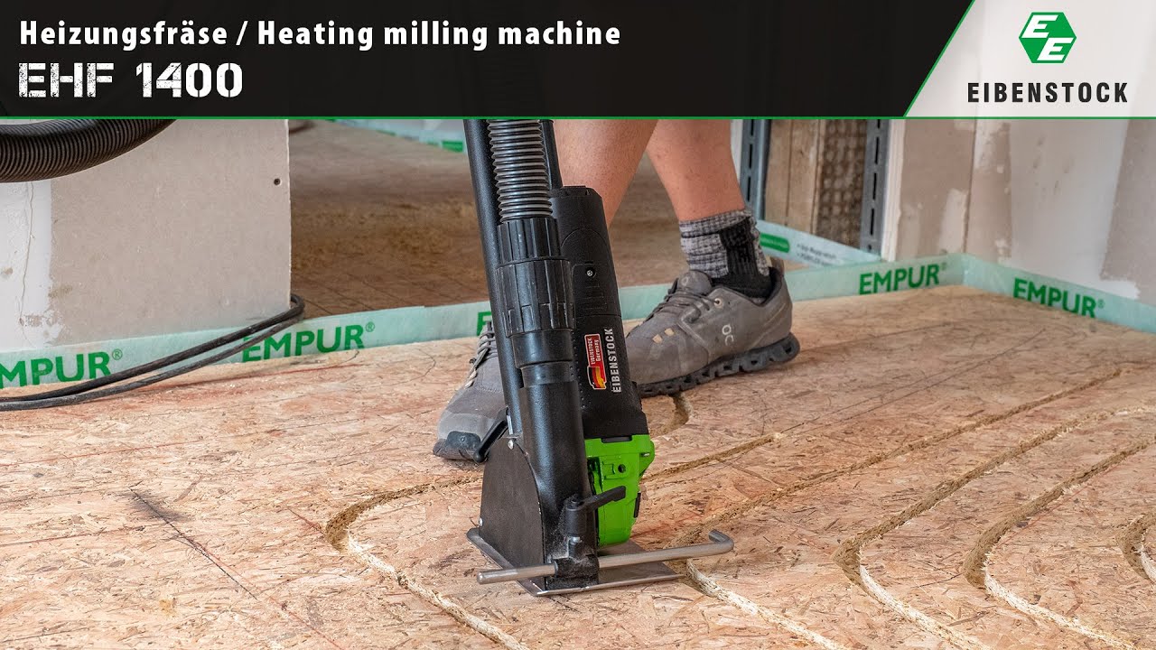 EHF 1400  - The milling machine for dry construction underfloor heating systems #underfloorheating