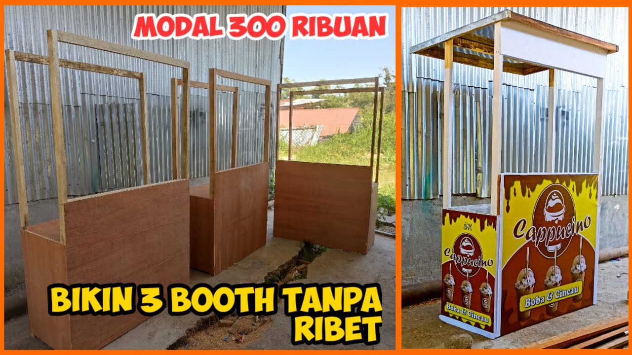 cara simple buat 3 booth sekaligus dengan cara sangat sederhana