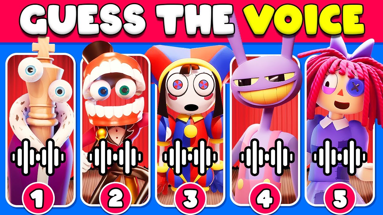 Guess The VOICE! 🔊 The Amazing Digital Circus 🎪🐰🎩