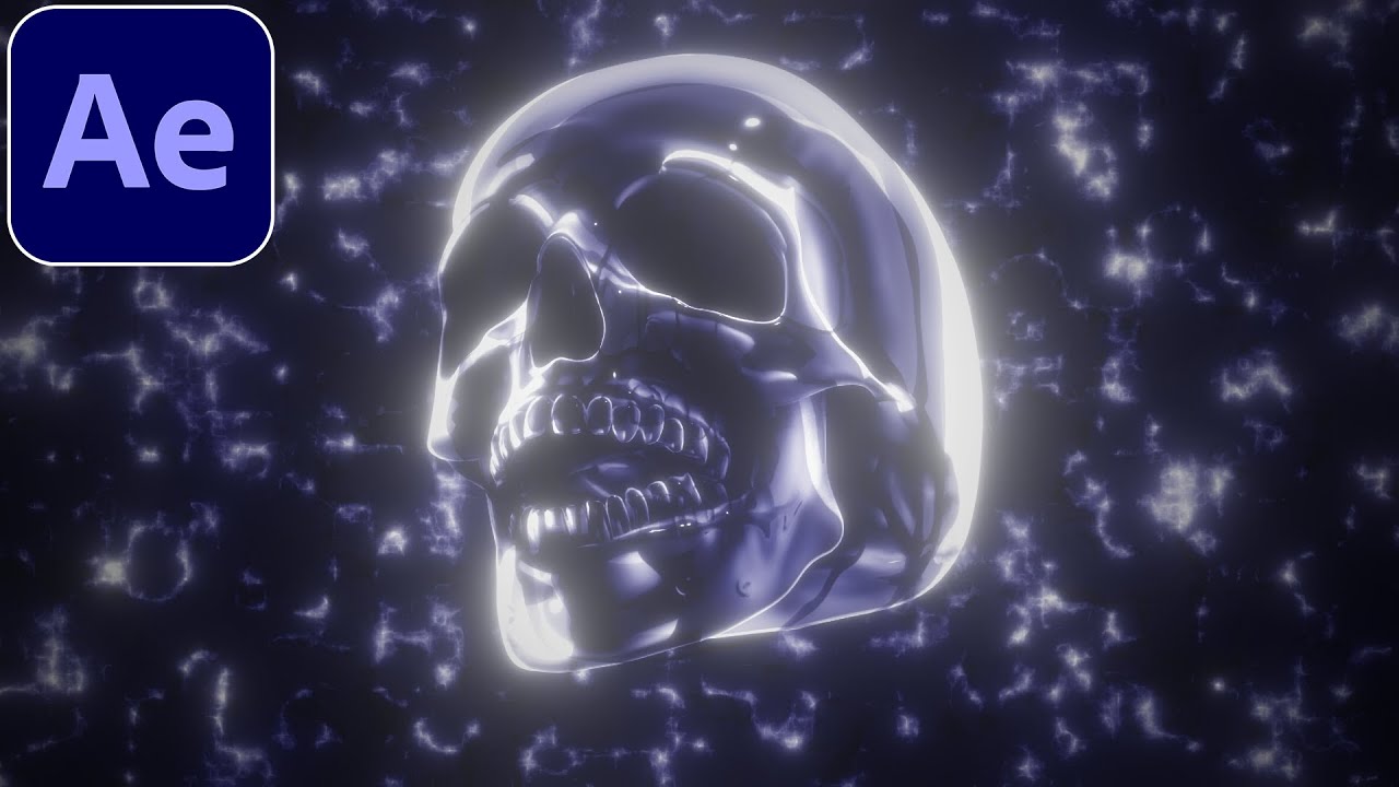 Nebula Skull Visualizer - After Effects Tutorial