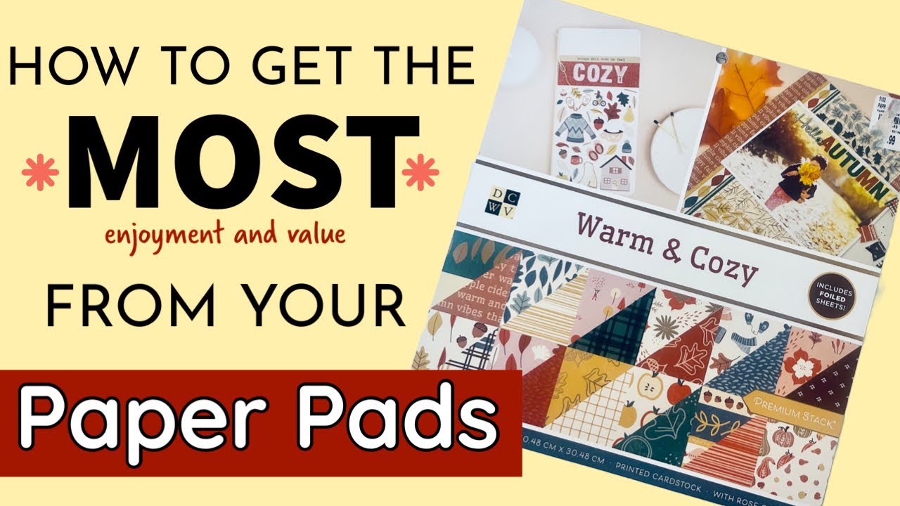UNBELIEVABLE VALUE CRAFTING!  Use Your Paper Pads. NEW NOTECARD FOLIO DESIGN!