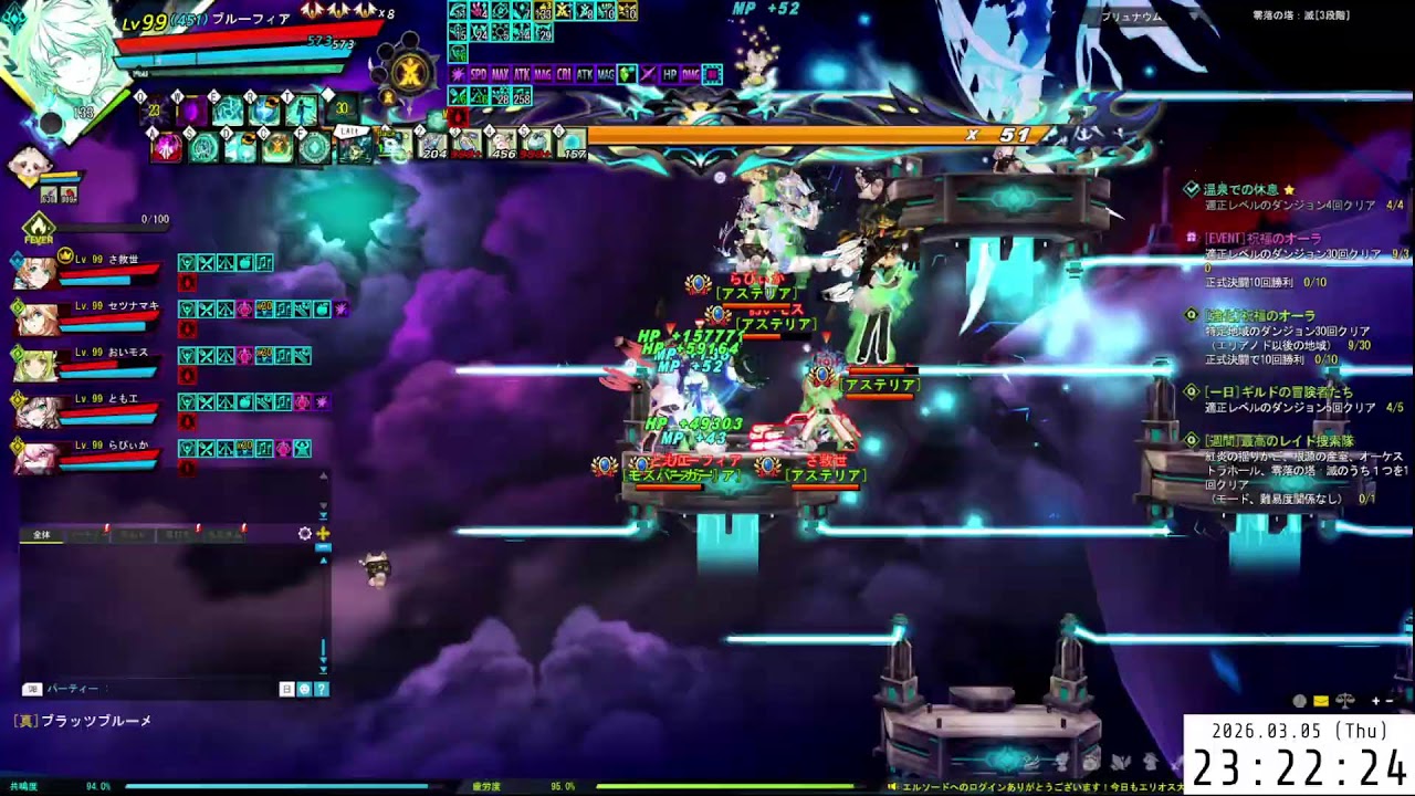 【ELSWORD】20260305 週末零落倶楽部