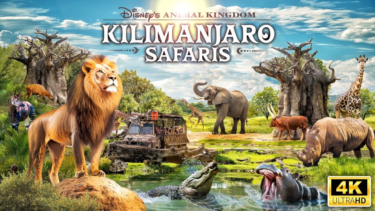 Zoo Tours: Kilimanjaro Safaris | Disney's Animal Kingdom (4K)