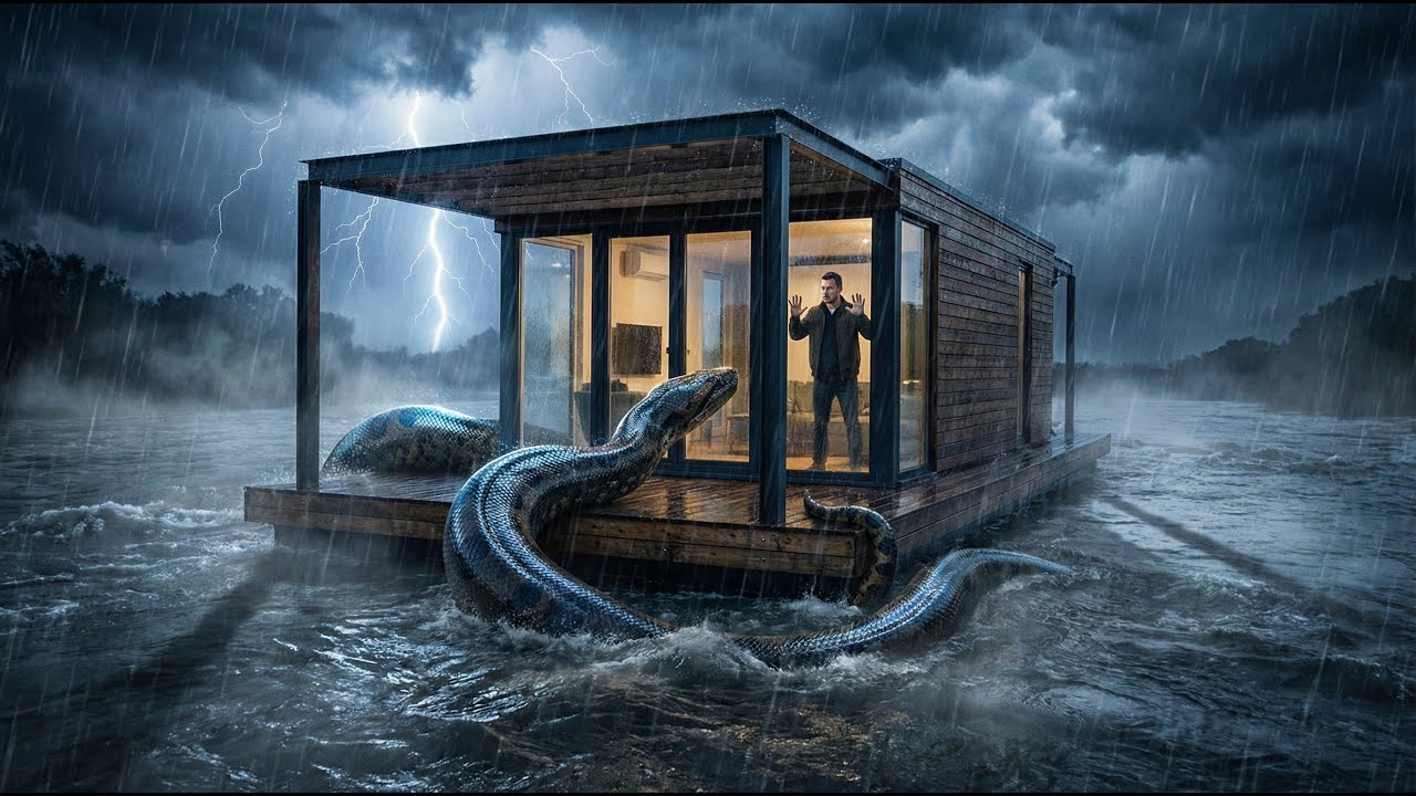 This man built a FLOATING RAFT HOUSE on the AMAZON river — Building a house on the river (ASMR)