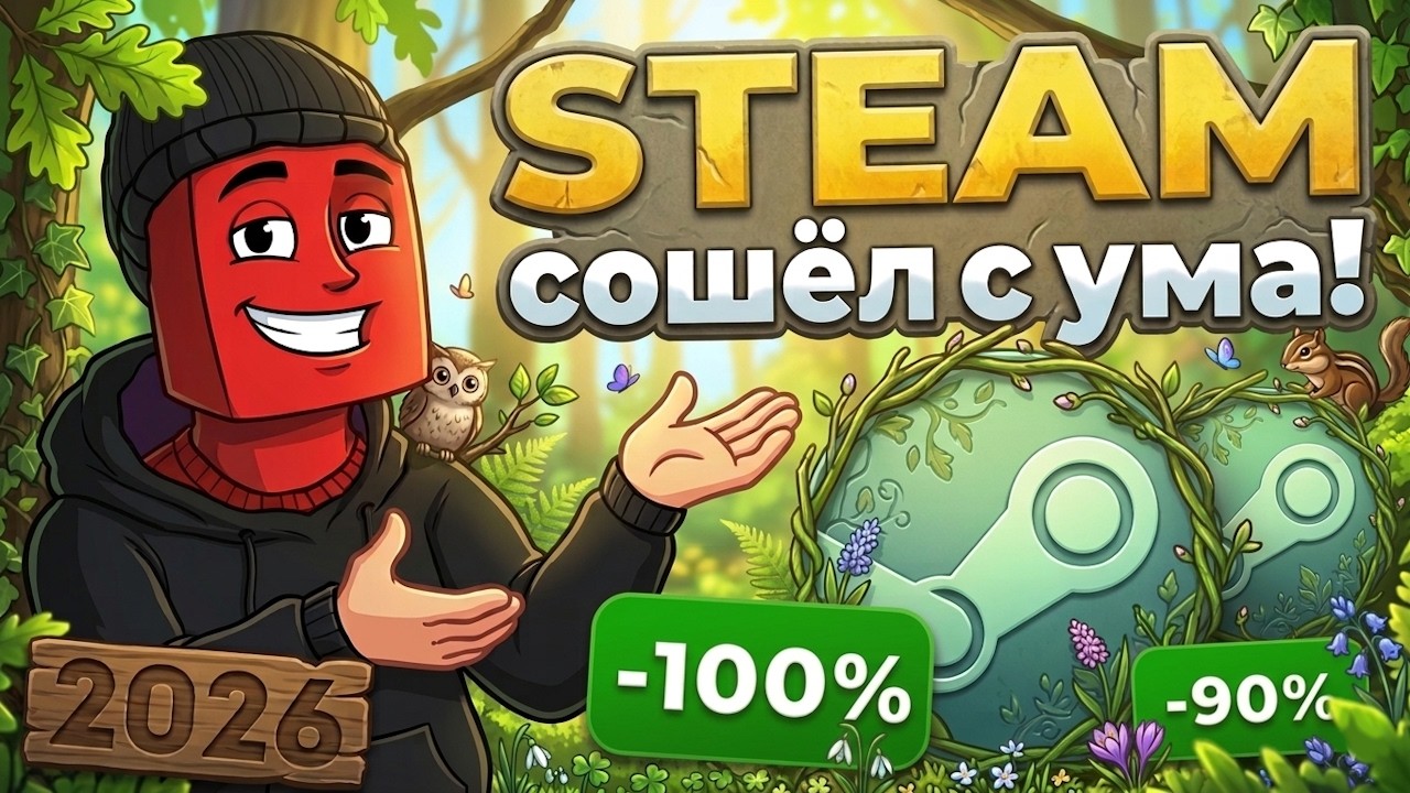 Лучшие игры в STEAM со скидками до -100% прямо сейчас!🔥