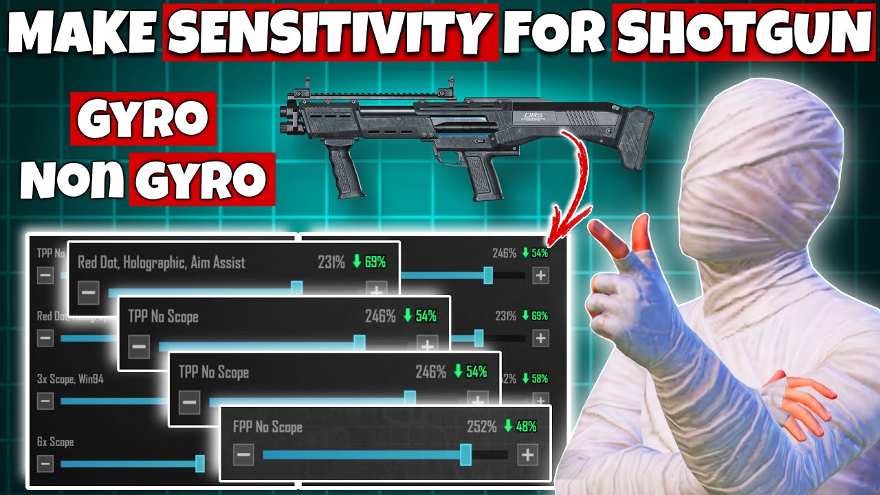 How to Make Perfect Shotgun Sensitivity in 5 Minutes! PUBG Mobile BGMI Tips and Tricks - GG Bro