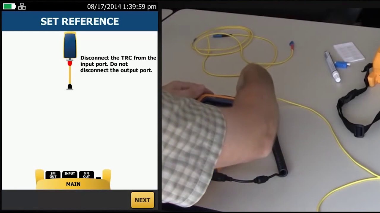 Single fiber testing with the CertiFiber® Pro: By Fluke Networks