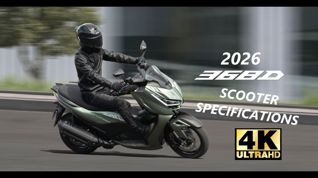 Технические характеристики скутера ZONTES 368 D 2026 года выпуска