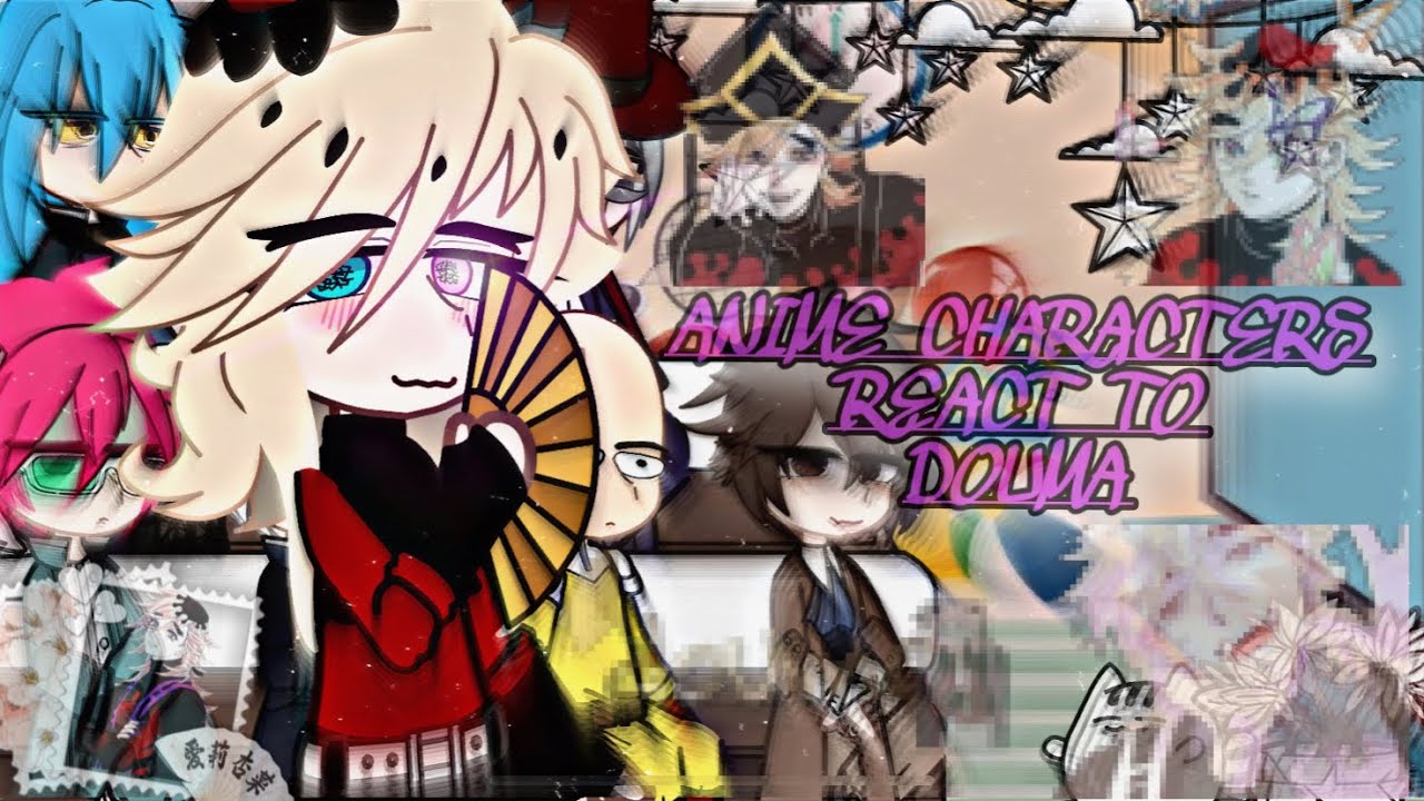 Anime characters reaction to each other | Douma | Eng/Rus | SET THE SPEED 2X