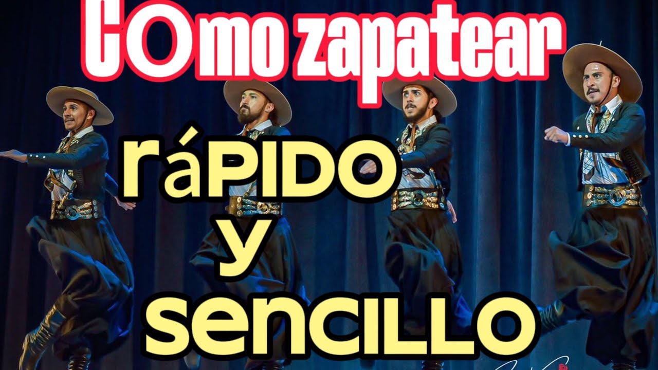 CÓMO ZAPATEAR RÁPIDO Y FACIL ZAPATEO ESCOBILLADO O BONITO