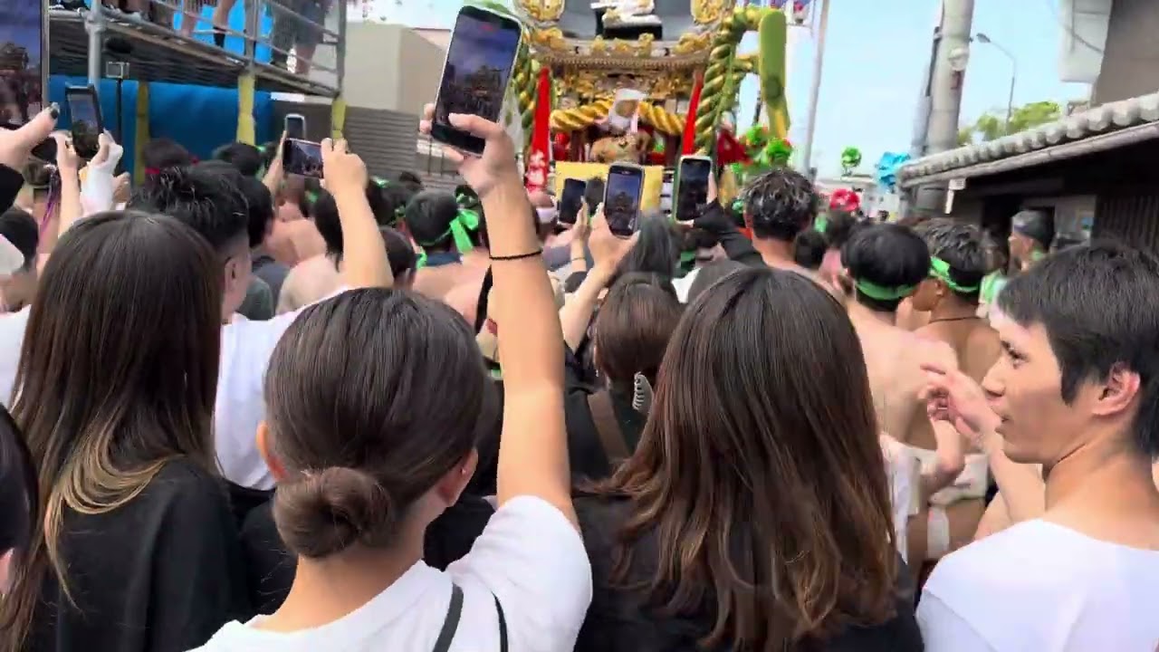 灘のけんか祭り2025木場屋台　宮入り(宵宮)