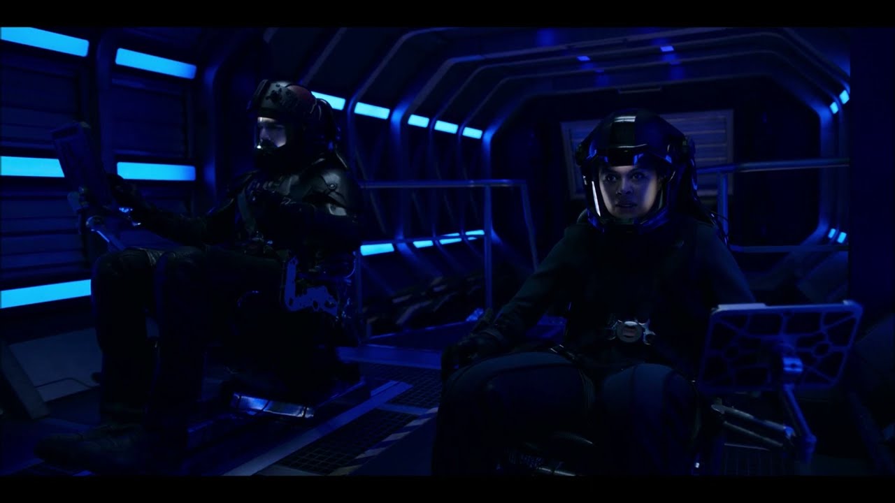 The Expanse - The Rocinante Shoots Back And Disables The Pella Ship