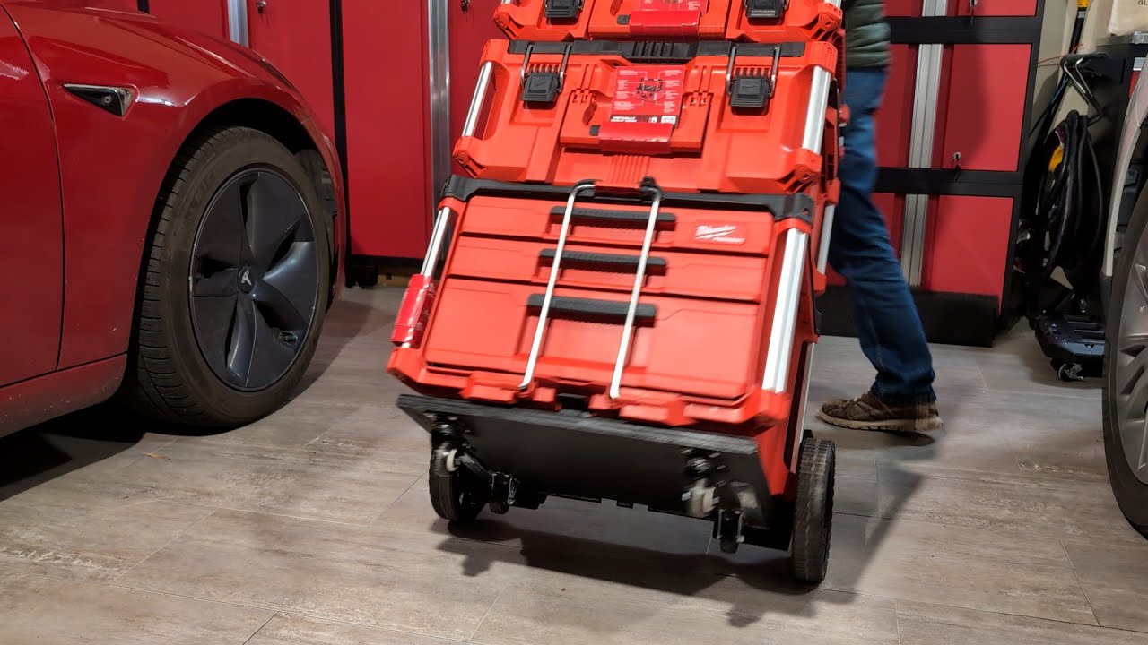 DIY Milwaukee Packout Dolly Trolly Combo