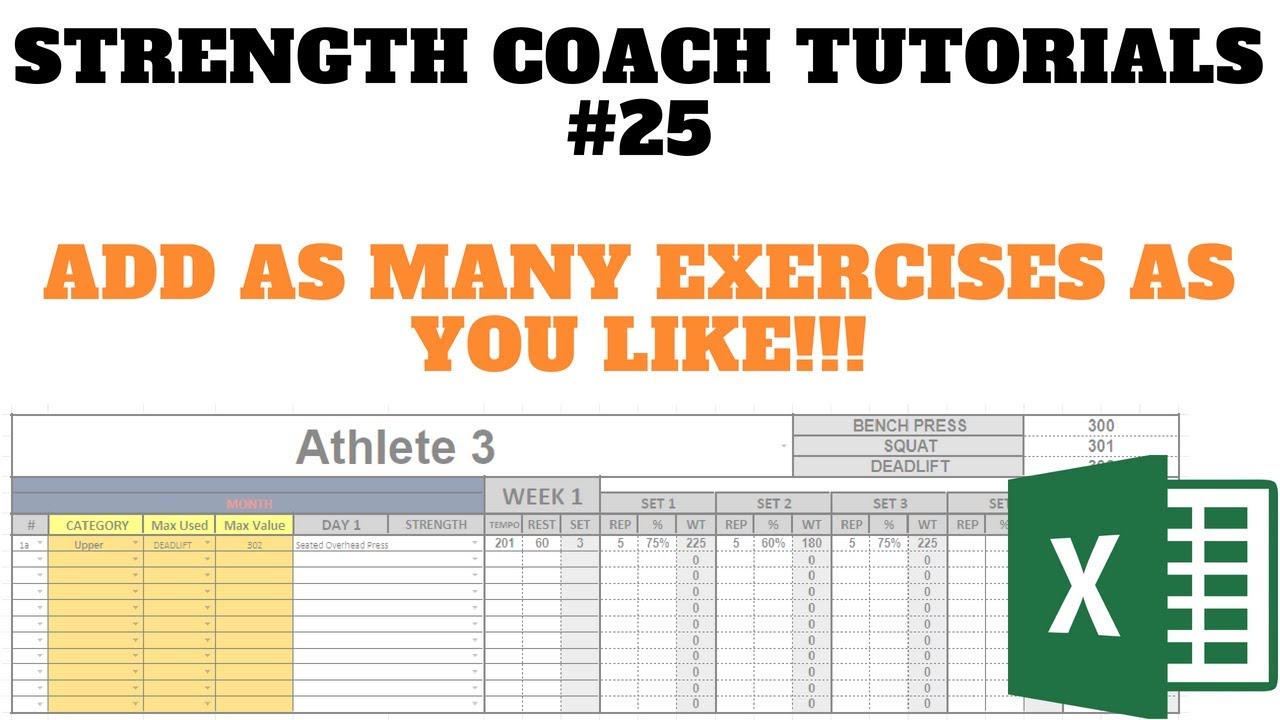 Program Design Tutorial - Huge Exercise List - Strength Coach Tutorials #25 DSMStrength
