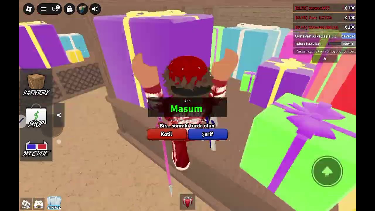 Toygar'la mm2 oynuyoruz (Roblox)