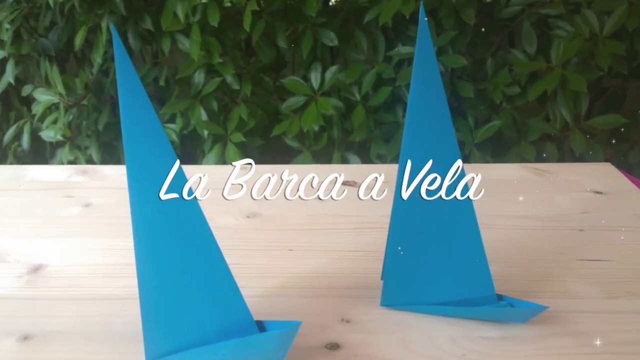 Origami della barca a vela