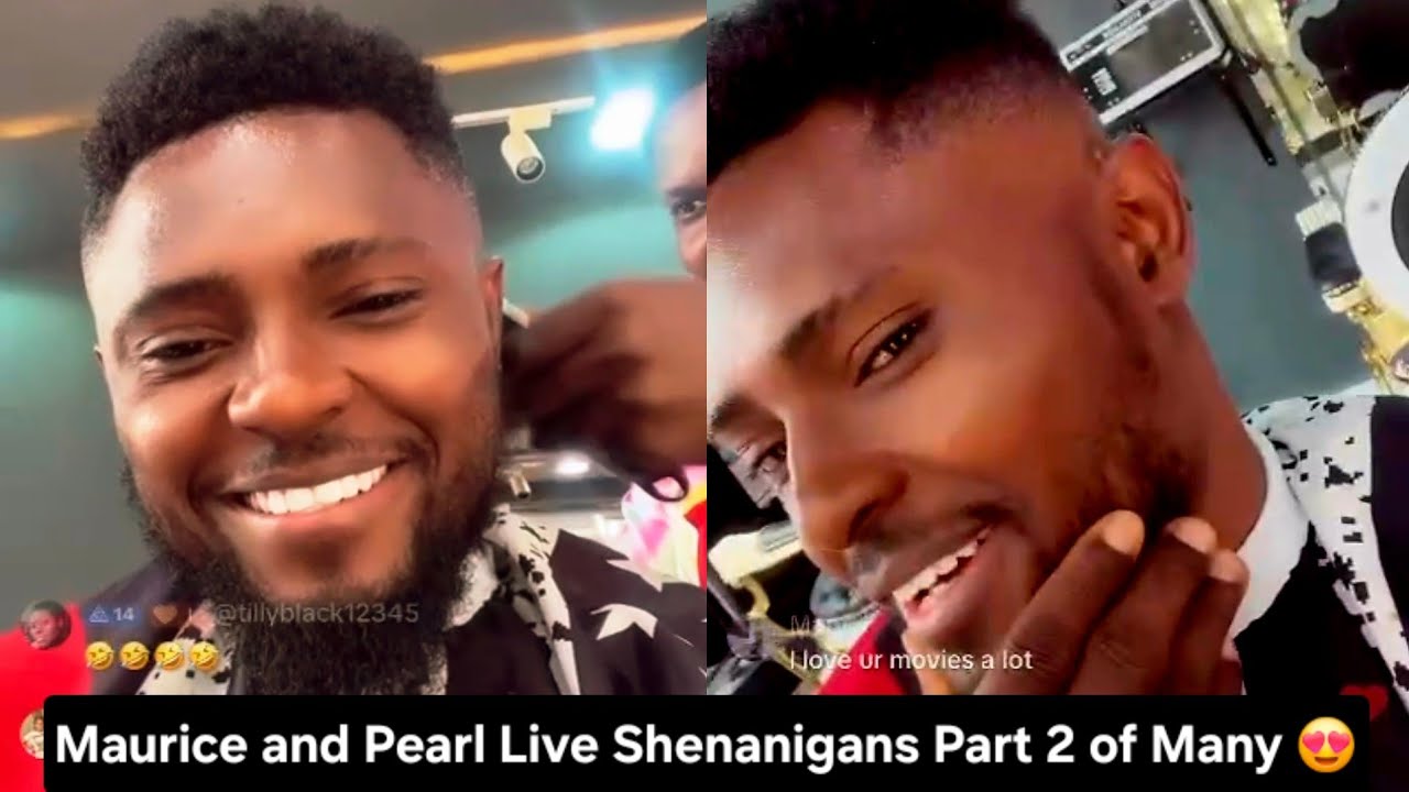 Maurice mimics Pearl 😅 How do you know so much, sir?🤭