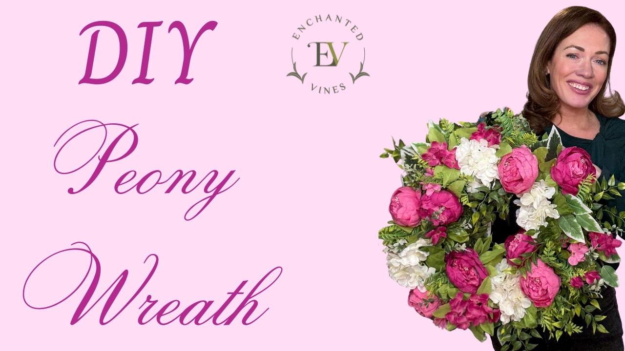 🌸 DIY Peony Wreath | Beautiful Spring & Summer Home Decor 🌸