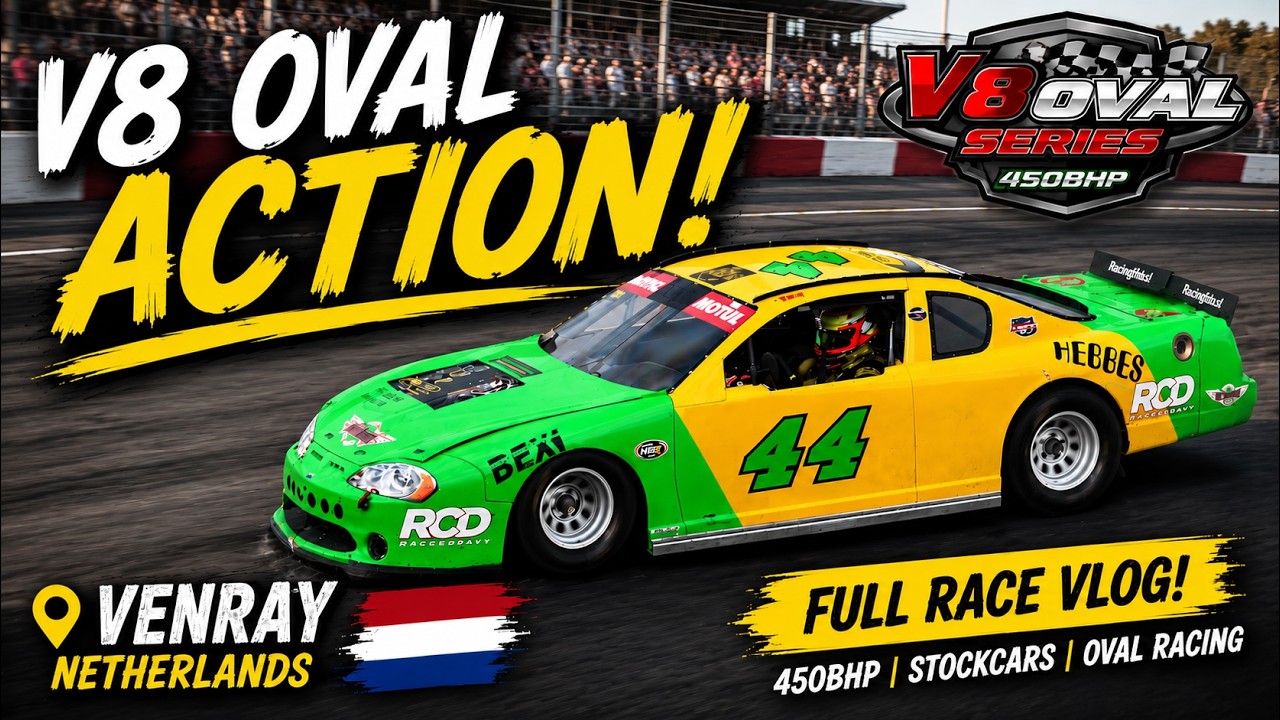 High-Speed Mayhem! V8 Oval Series – Raceway Venray 2025