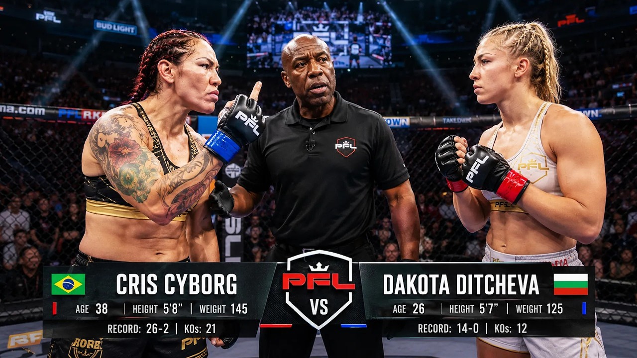 Dakota Ditcheva vs Cris Cyborg | Brutal Highlights