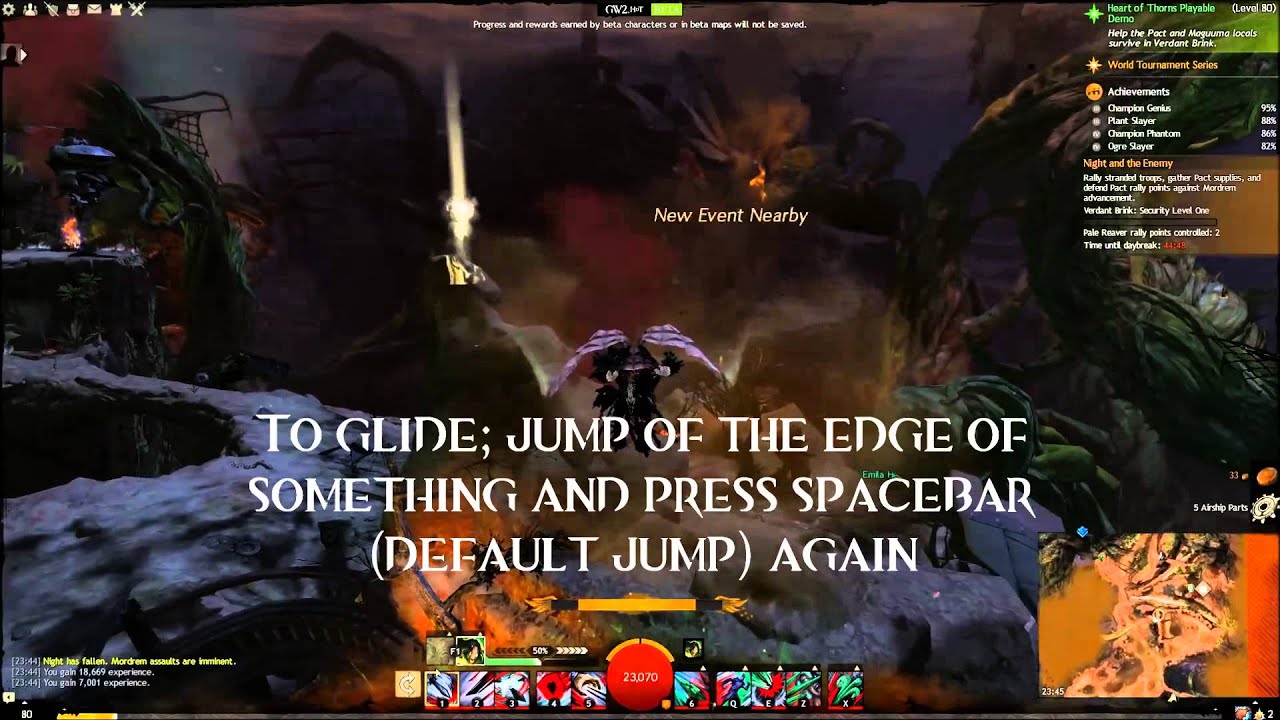 Guild Wars 2: How to Glide | Gliding Mastery