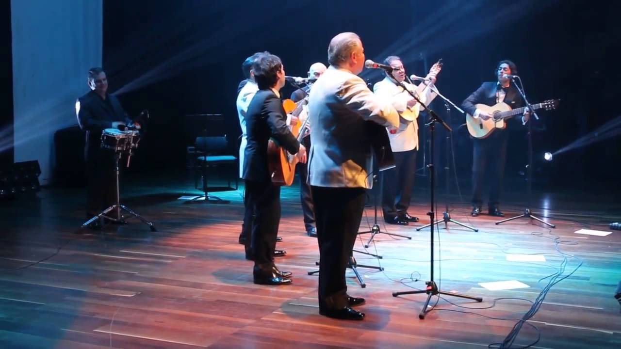 Los Panchos & Café Quijano - Si tú me dices ven (Concierto León 2014)