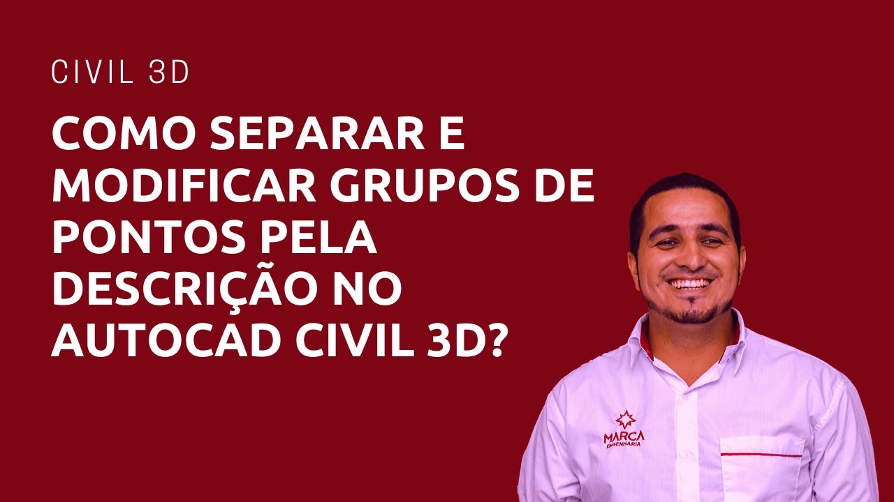 Como separar e modificar grupos de pontos pela descri&ccedil;&atilde;o no AltoCAD Civil 3D?