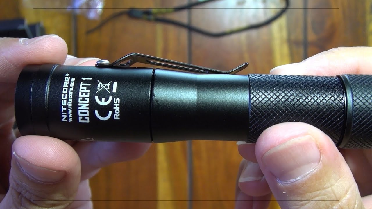 Review Nitecore CONCEPT 1 - Unbox Test Advice-UPDATED